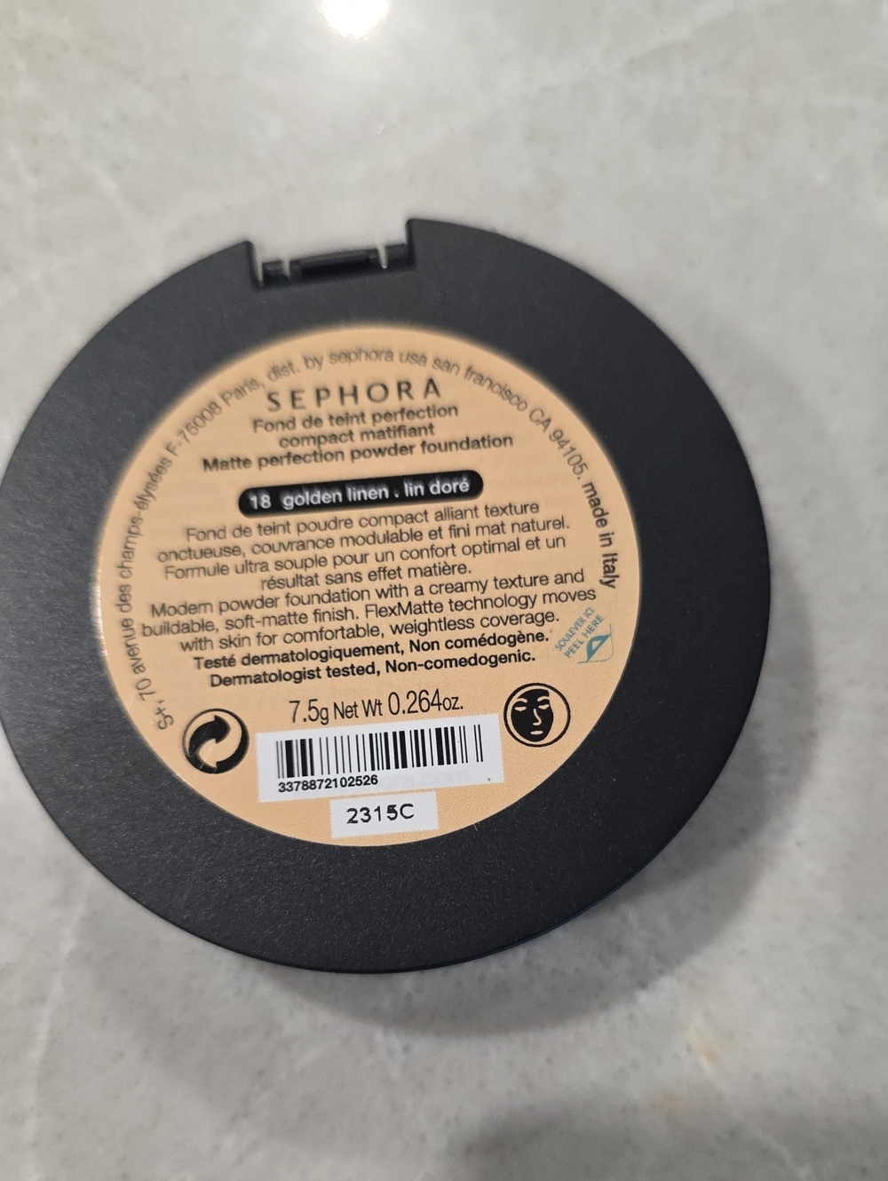 Sephora Matte Perfection Powder Foundation compact -Brand New